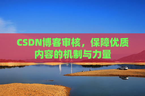 CSDN博客审核，保障优质内容的机制与力量